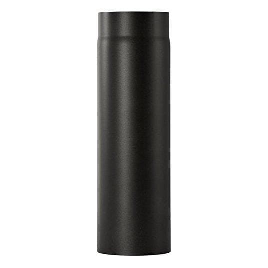 Bertrams, Haardaccessoires, Kachelpijp 130 mm senotherm gelakt zwart metallic 0,5 m