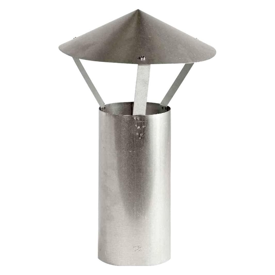 FireFix, Haardaccessoires, A110/RH Regenkap (gegalvaniseerd), hoogte 420 mm, ø 110 mm - voor 0,6 mm dikke kachelpijpen