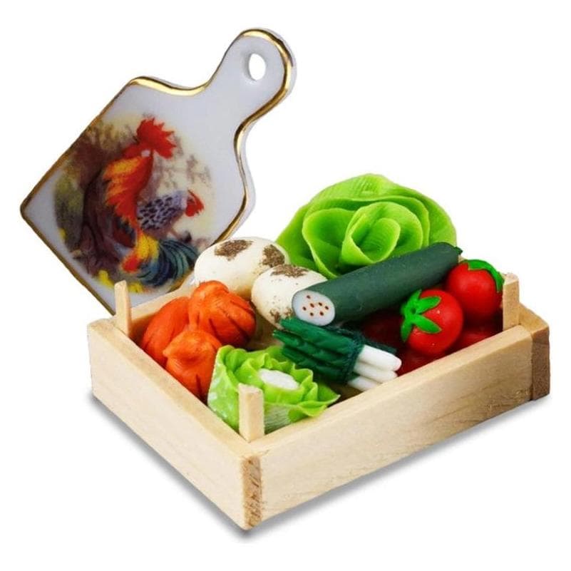 Reutter, Miniaturen, 001.815/5 - Snijden van groenten, miniatuur