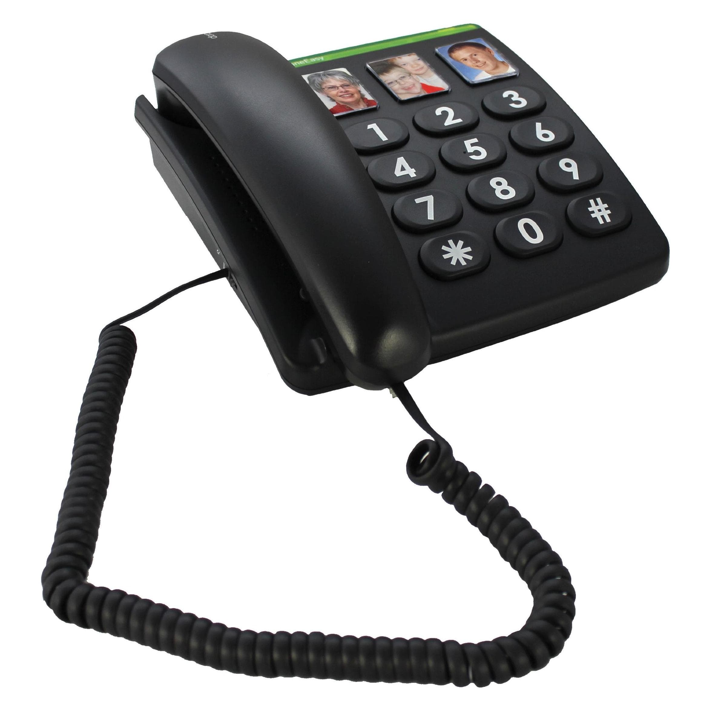 Doro PhoneEasy 331ph, Telefoon, Zwart