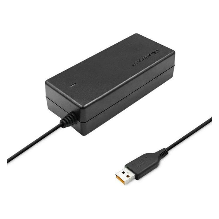 Qoltec 51502 - Notebook - 220 - 240 V - 50/60 Hz - 65 W - 20 V - Zwart (65 W), Voeding voor notebooks, Zwart