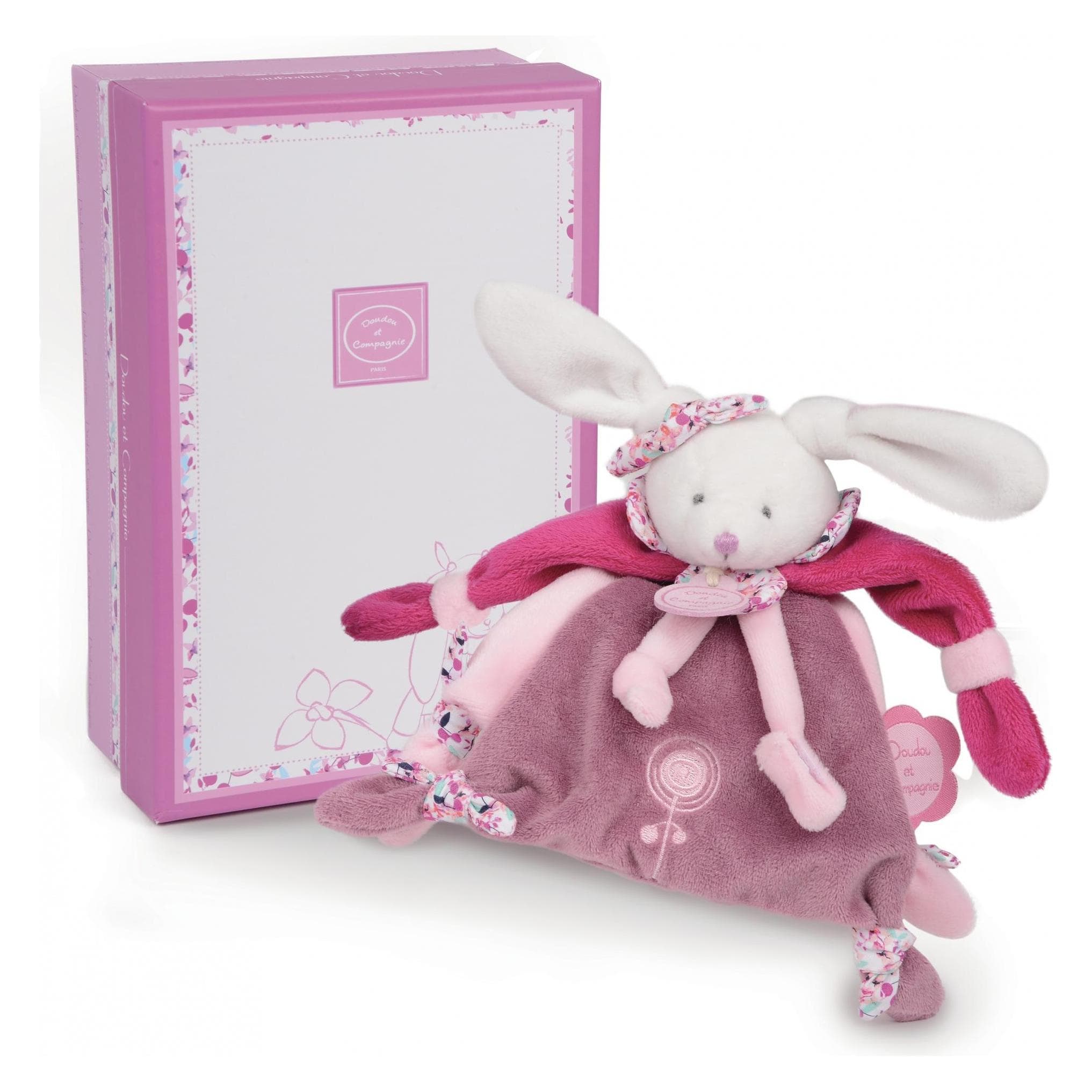 Doudou et Compagnie Kersenhaasje met fopspeenhouder (20.50 cm)