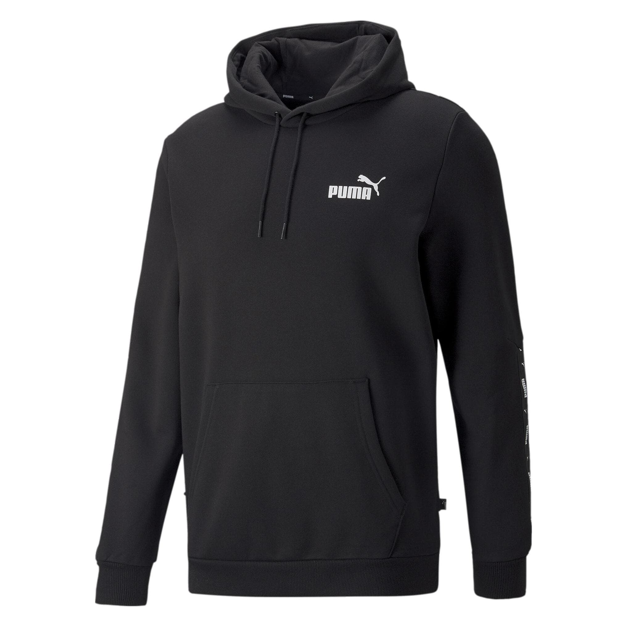 Puma, Mannen, Springer, ESS+ Tape Hoodie, Zwart, (XL)