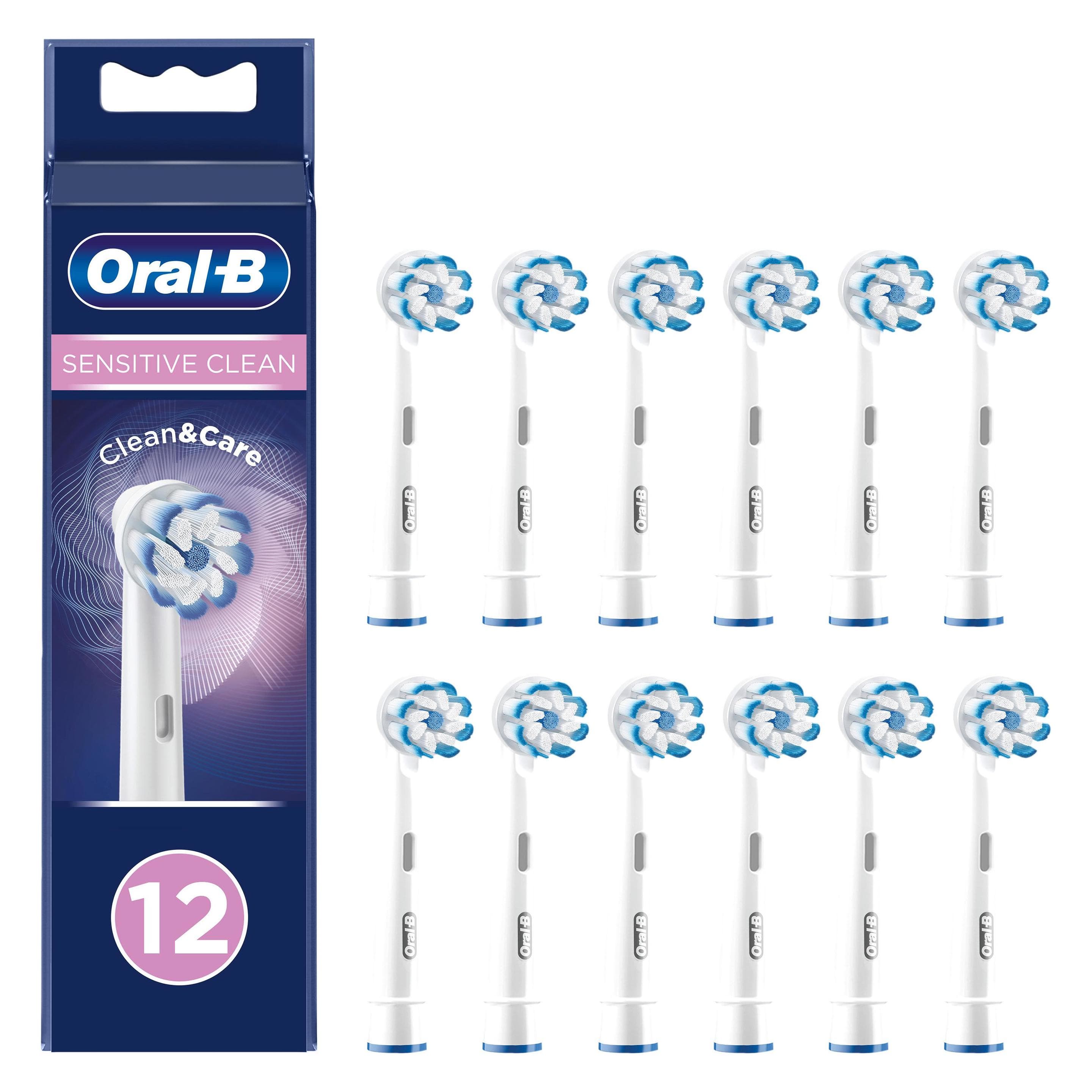 Oral-B, Borstels + opzetstukken, Sensitive Clean Clean&Care (12x)