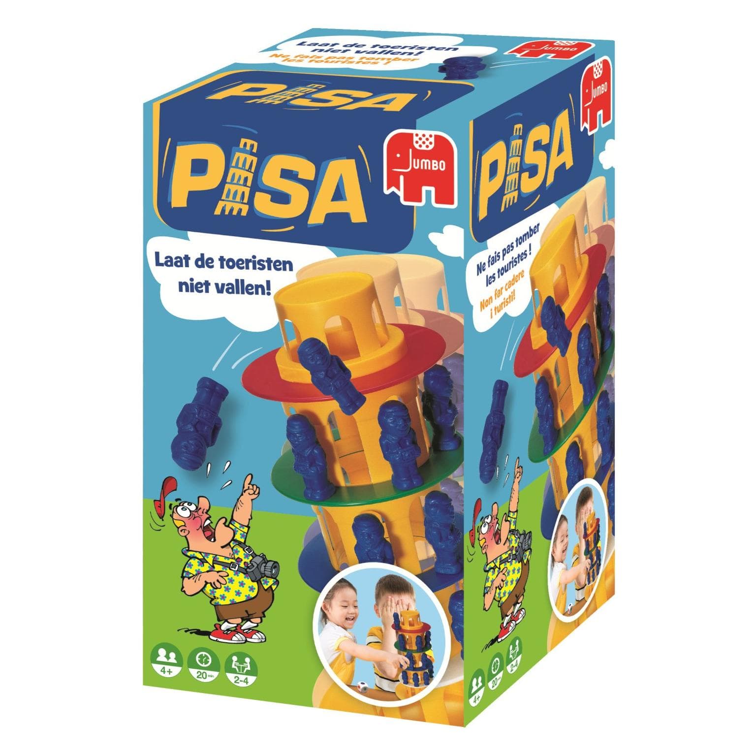 Jumbo Pisa (Frans, Italiaans, Nederlands, Portugees, Spaans, 2 - 4 Spelers)
