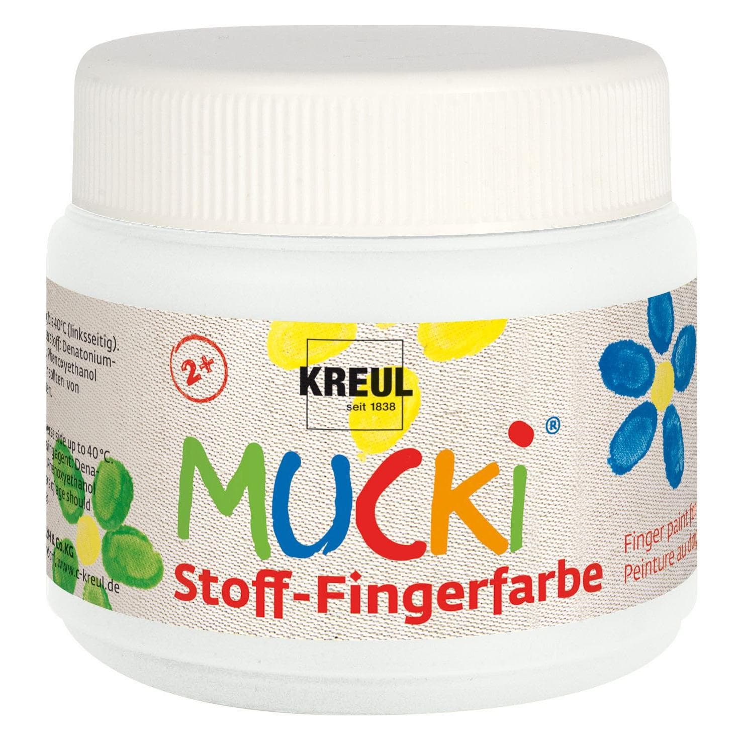 Mucki, Kleuren + verf voor doe-het-zelvers, Kleur stofvinger (150 ml)