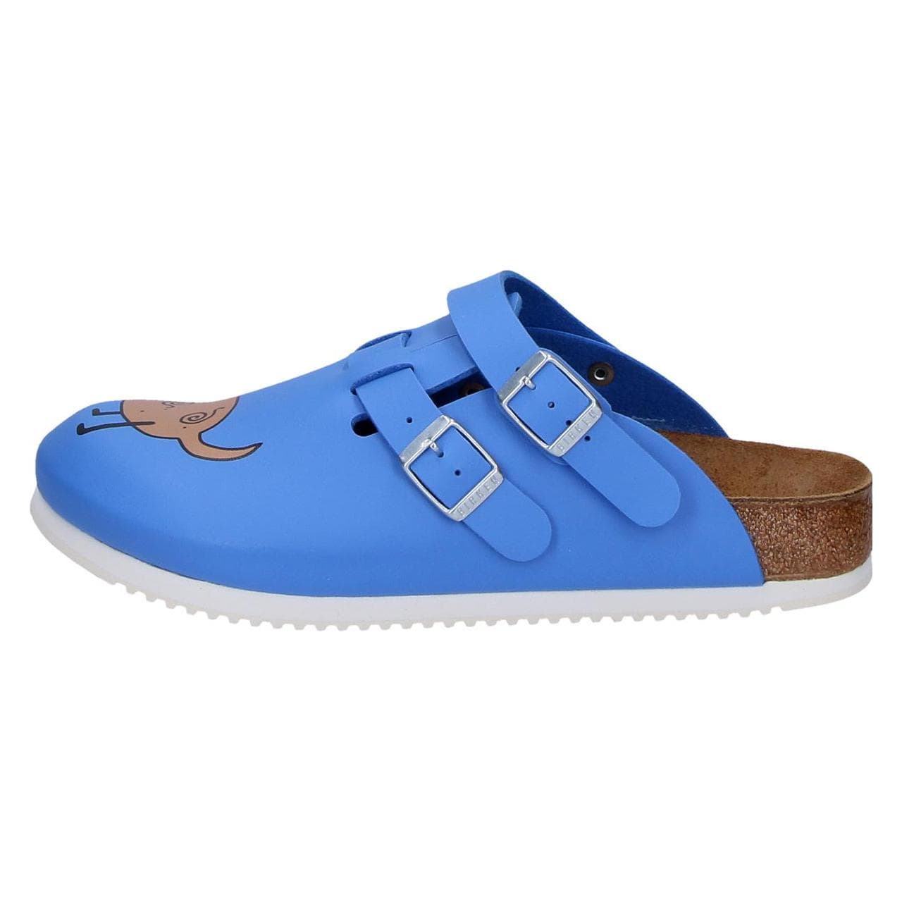 Birkenstock, Unisex, Sandalen, Kay SL Birko-Flor smal, Blauw, (41)