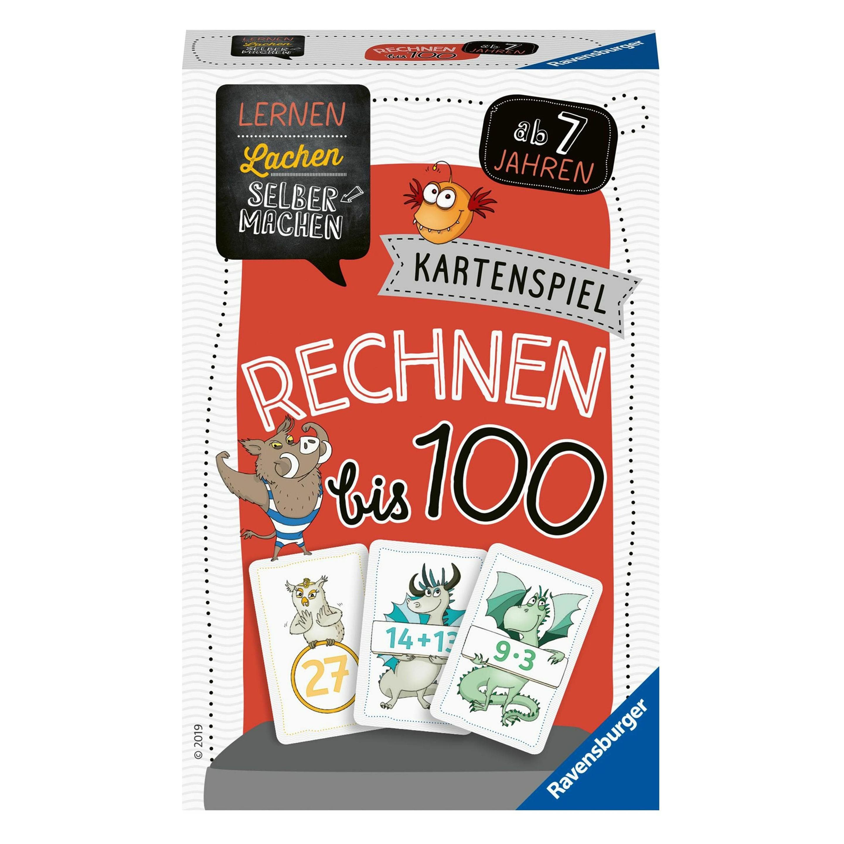 Ravensburger Kaartspel Rekenen tot 100 (Duits)