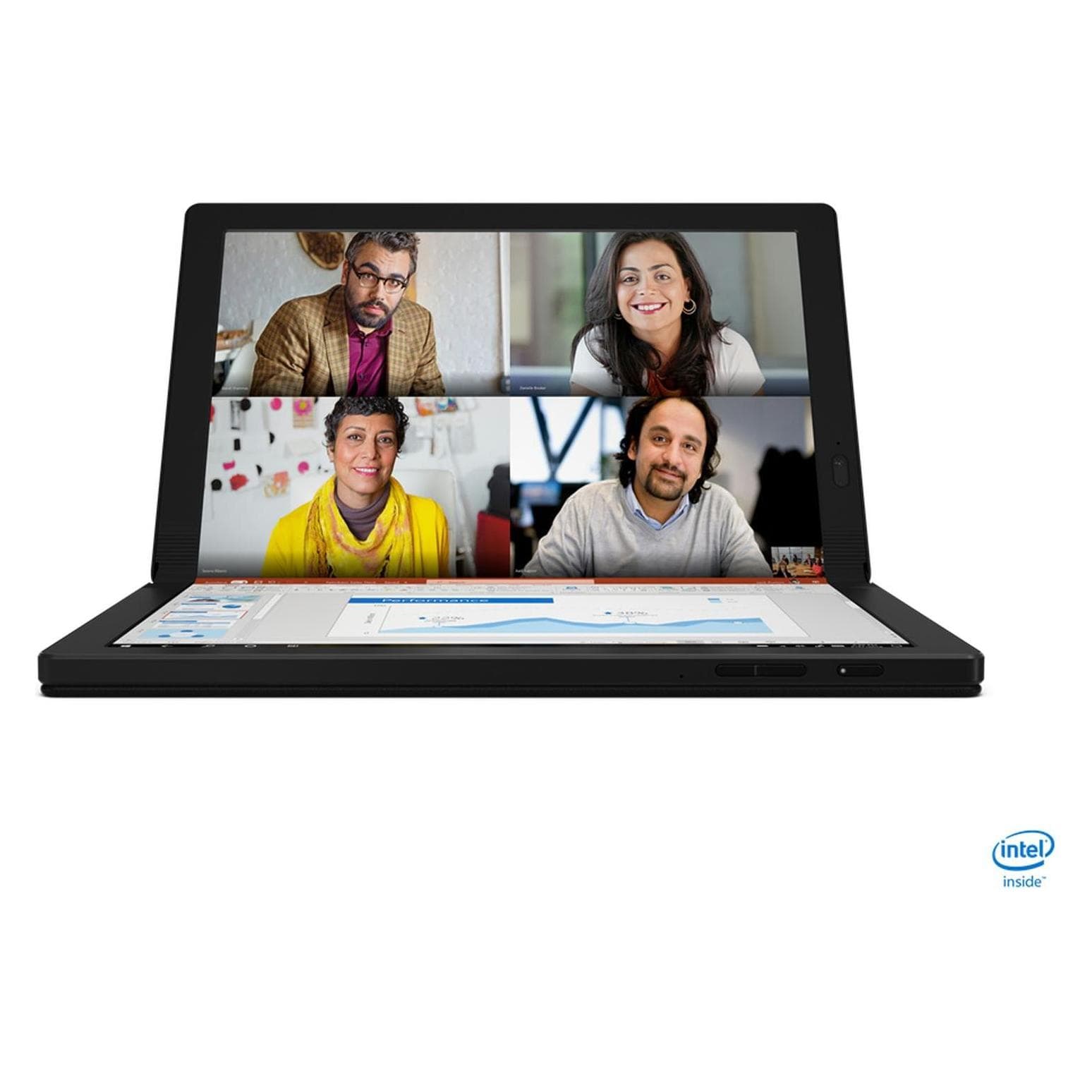 Lenovo ThinkPad X1 Fold G1 (13.30", 512 GB, 8 GB, DE, Intel Core i5-L16G7), Notebook, Zwart