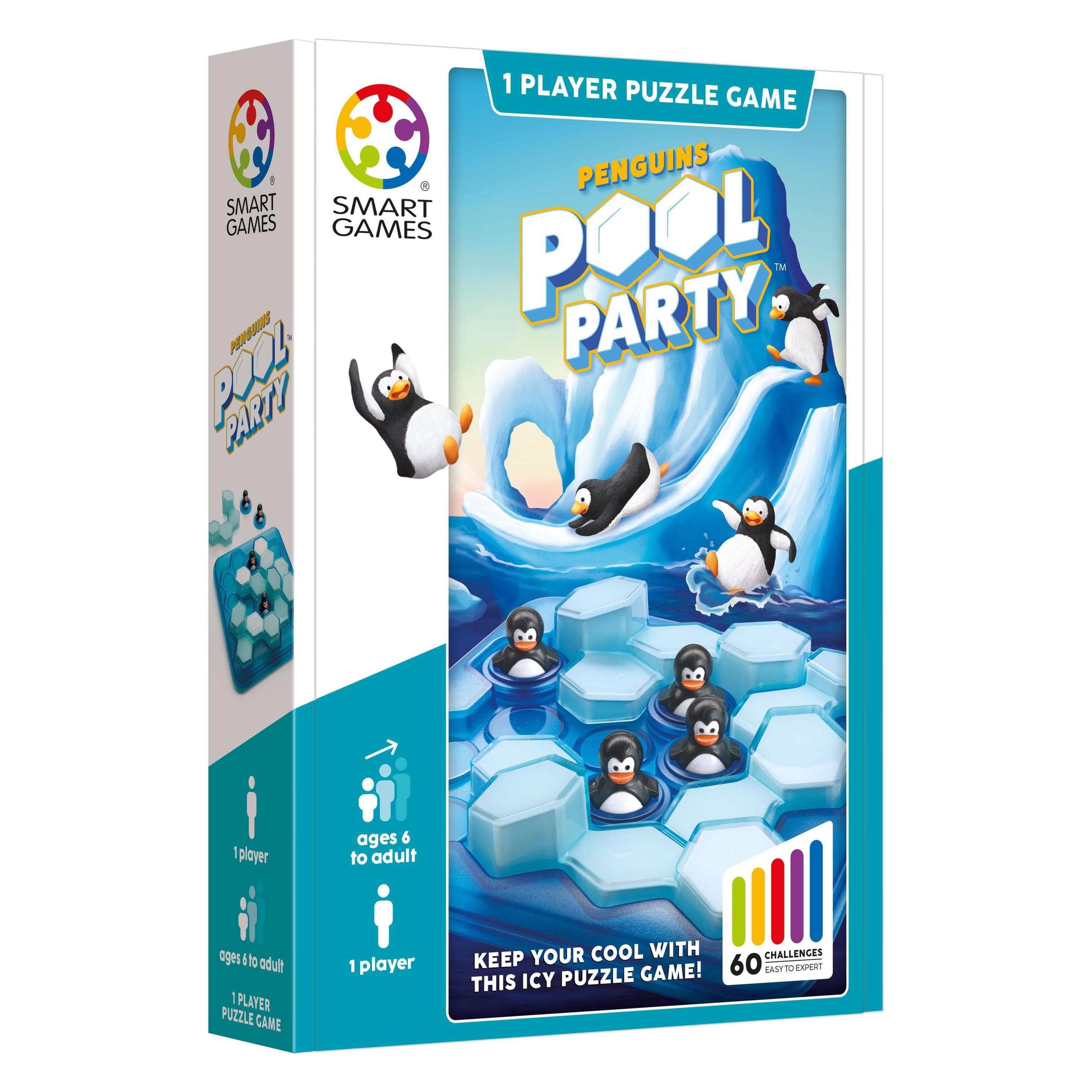 Smart Games Pinguïn zwembadfeest (Duits, Engels, Frans, Italiaans, 1 Spelers)