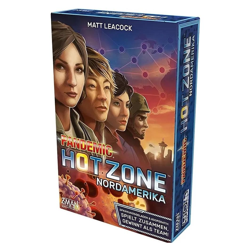 Z-Man Games Gezinsspel Pandemic Hot Zone: Noord-Amerika (Duits, 2 - 4 Spelers)
