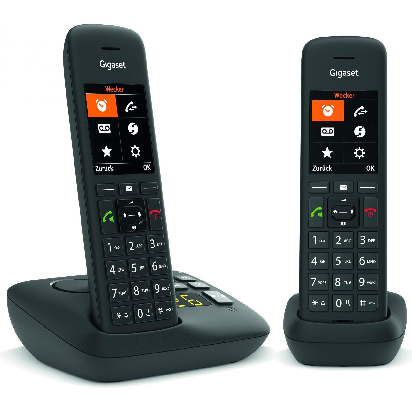 Gigaset C575 A Duo (DE versie), Telefoon, Zwart