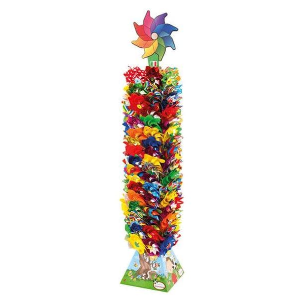 Magni, Decoratie voor buiten, Windmolen Mix Ø20cm H: 45cm op plastic staaf