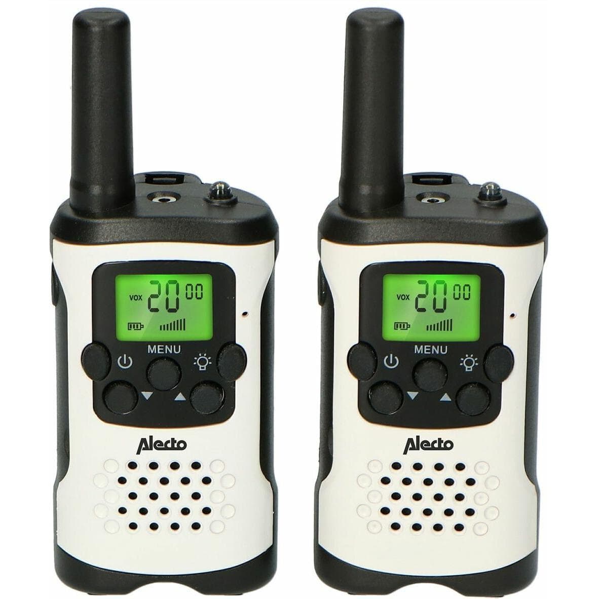 Alecto FR-175 (7 km), Walkietalkie, Wit, Zwart