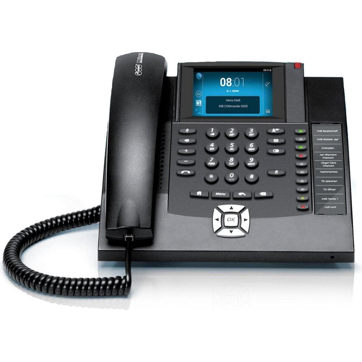 Auerswald COMFORTEL 1400 (ISDN) ZWART, Telefoon, Zwart