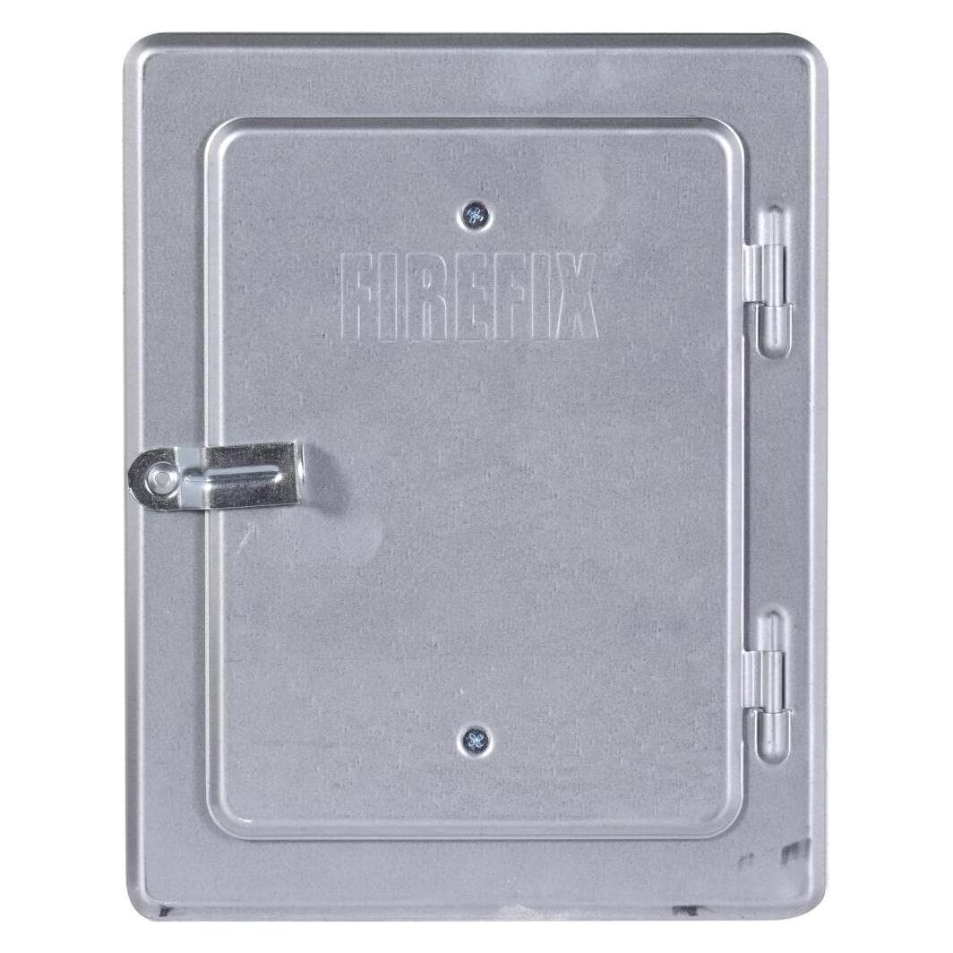 FireFix, Haardaccessoires, Schoorsteen deur 14x20cm gegalvaniseerd