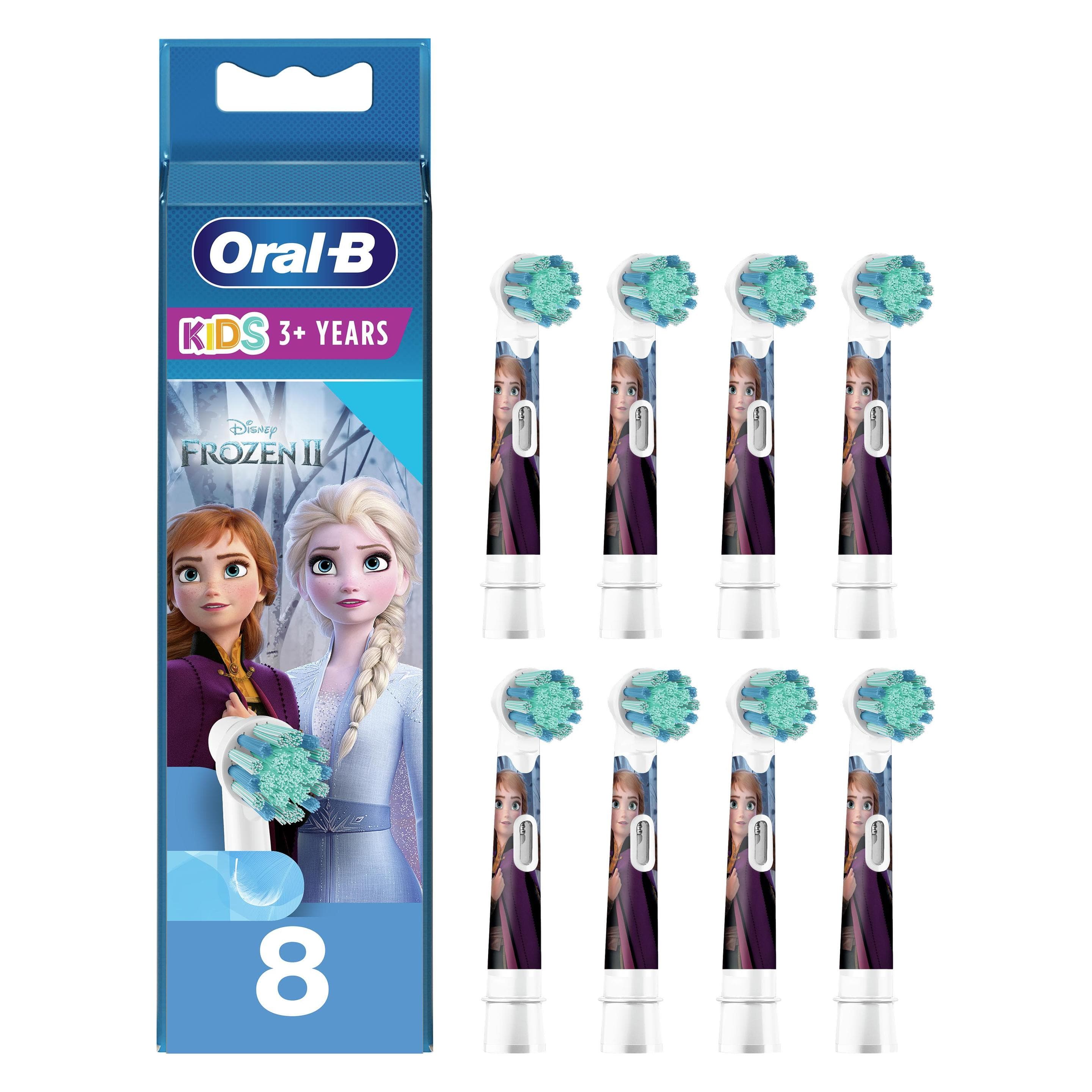 Oral-B, Borstels + opzetstukken, Kinderen Frozen II (8x)