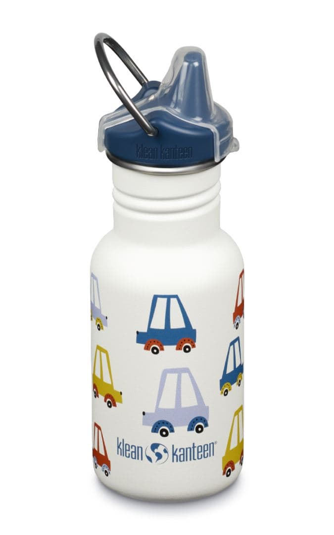 KlK 12oz Classic Narrow (w/ Sippy Cap) Drinkfles Happy Flowers 355ml