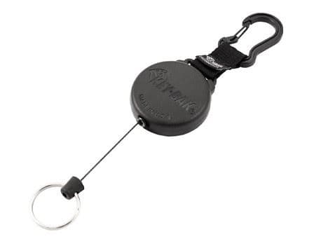 48" Securit Retractor 488B-Hdk Kevlar Cord Sleutelhanger Zwart