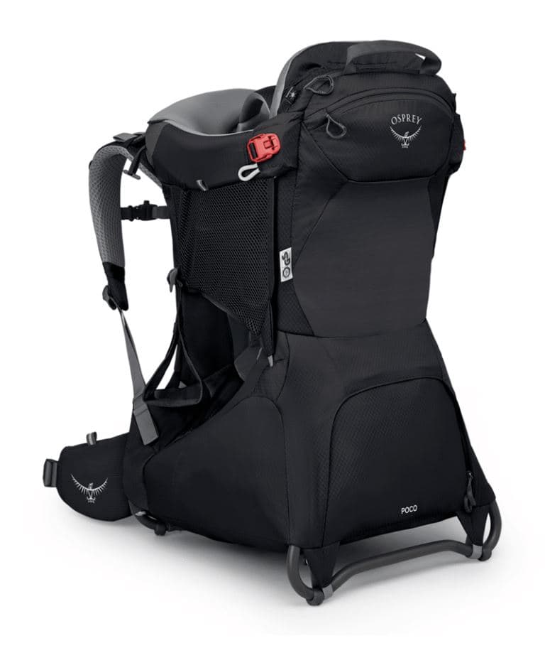 Poco Child Carrier Kinderdrager Black 20L