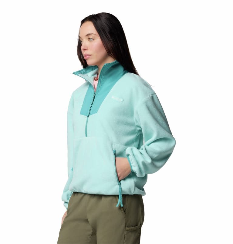 Sequoia Grove™ 1/2 Zip Pully Dames Spray, Teal M