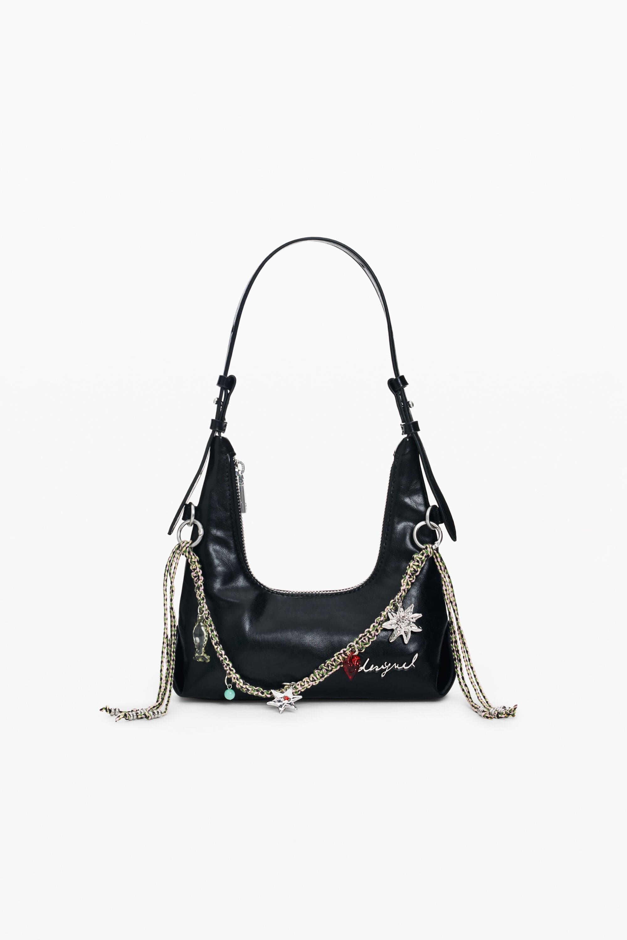 Desigual, Mini sac charm, PolyurÉThane, Noir, U