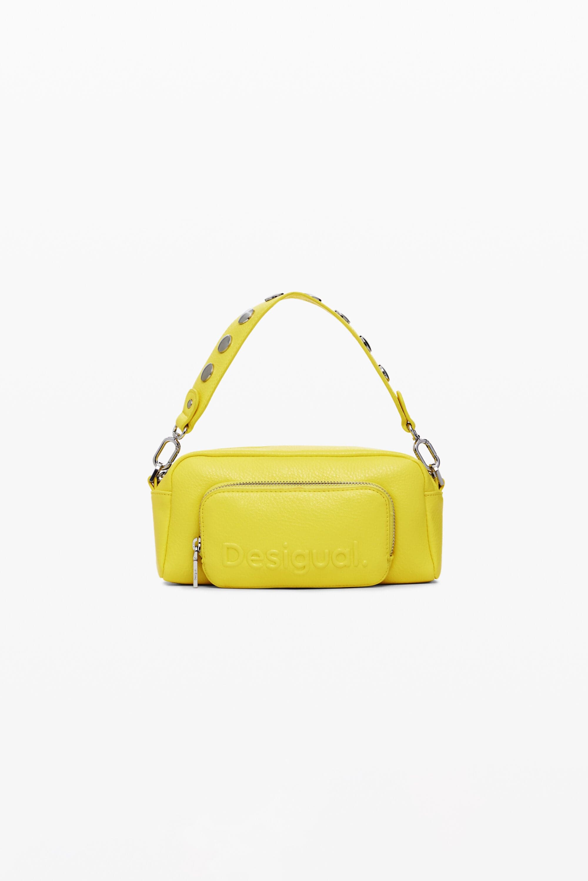 Desigual, Sac bandoulière multi-poignées en similicuir, PolyurÉThane, Jaune, U