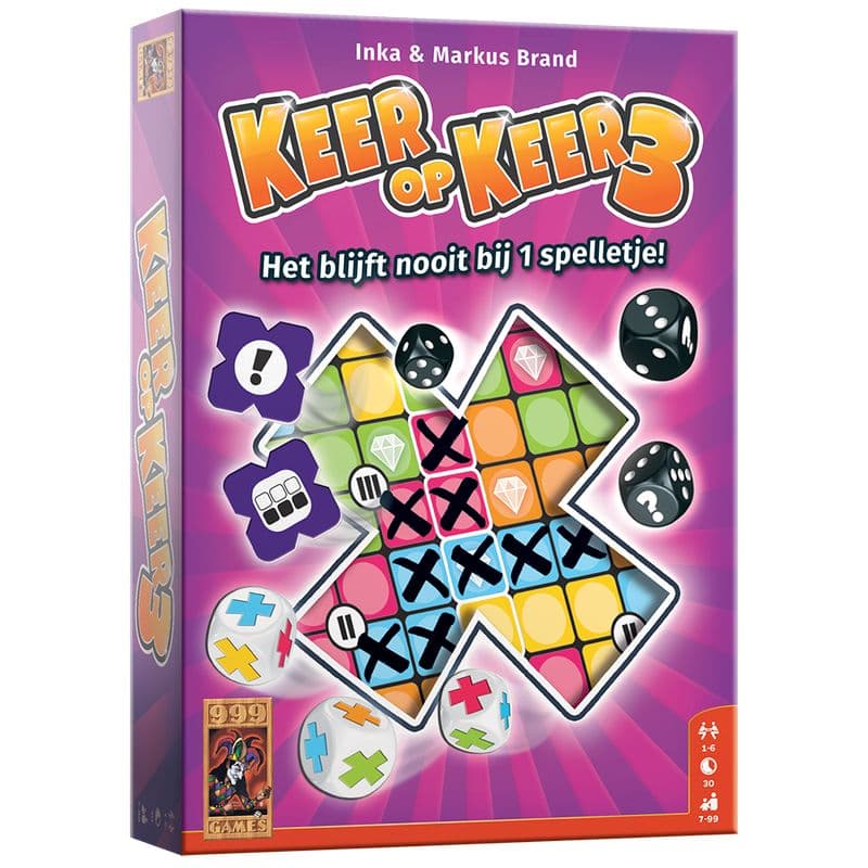Keer op Keer 3 – Dobbelspel – 999 Games